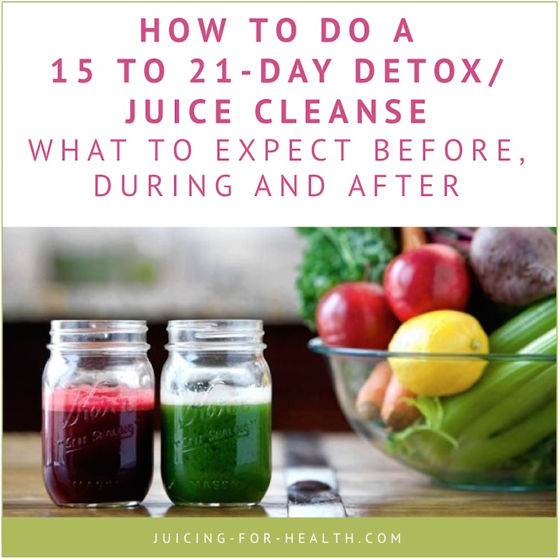 15 To 21-Day Detox/Juice Cleanse - What To Expect Before ...