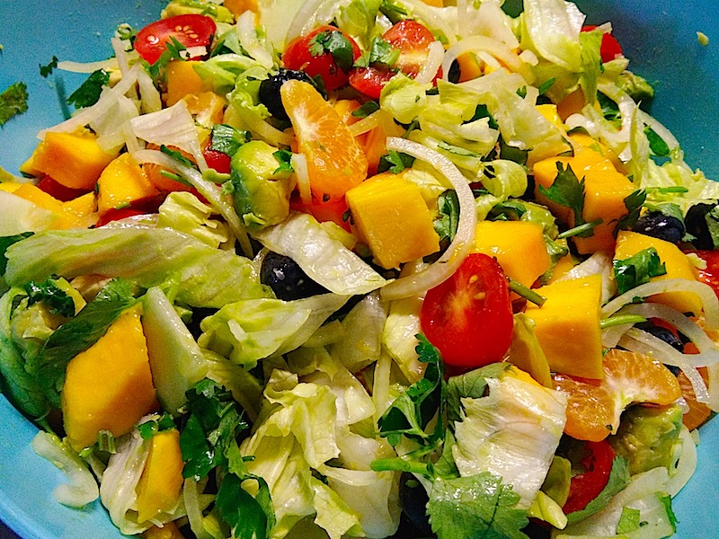 delicious rainbow salad recipe