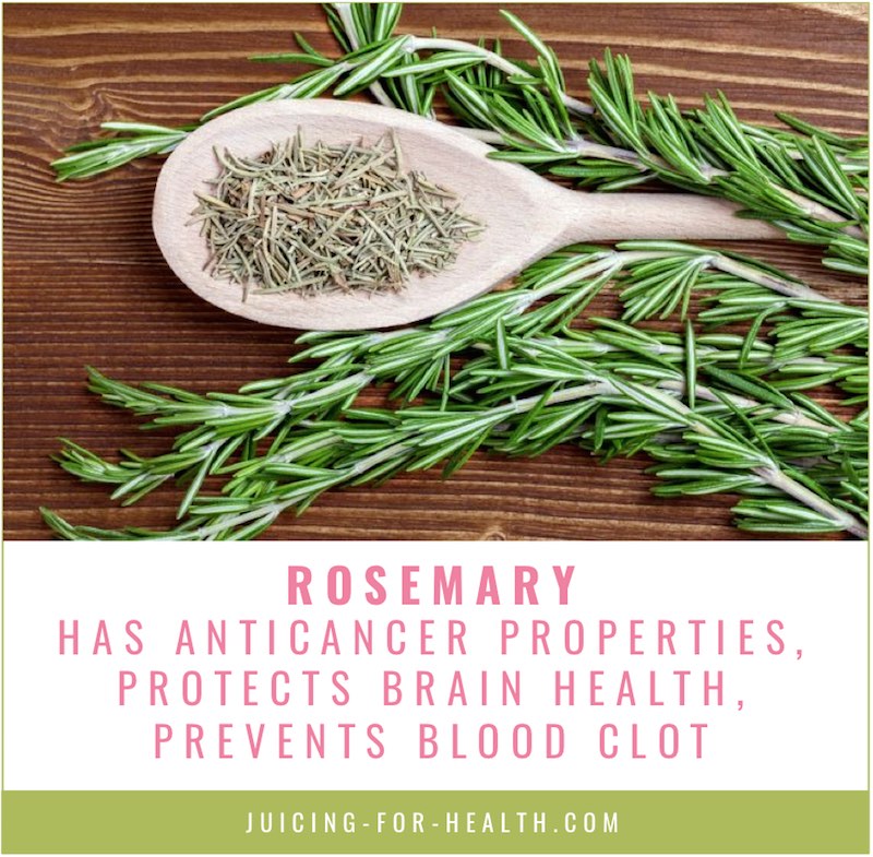 Health Benefits of Rosemary Anticancer, Protects Brain, Prevents Clots