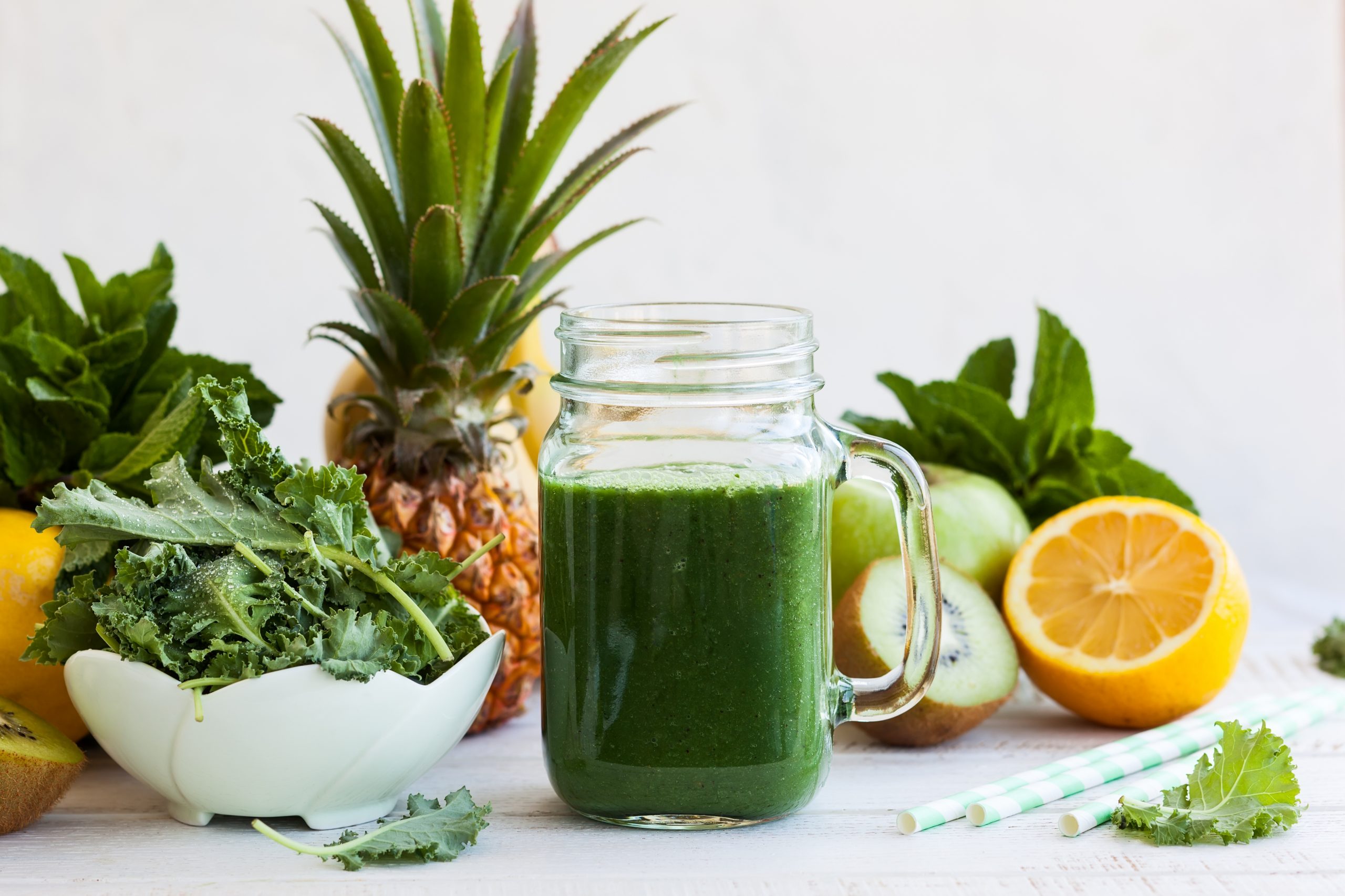 Kale Pineapple immunity boosting juice