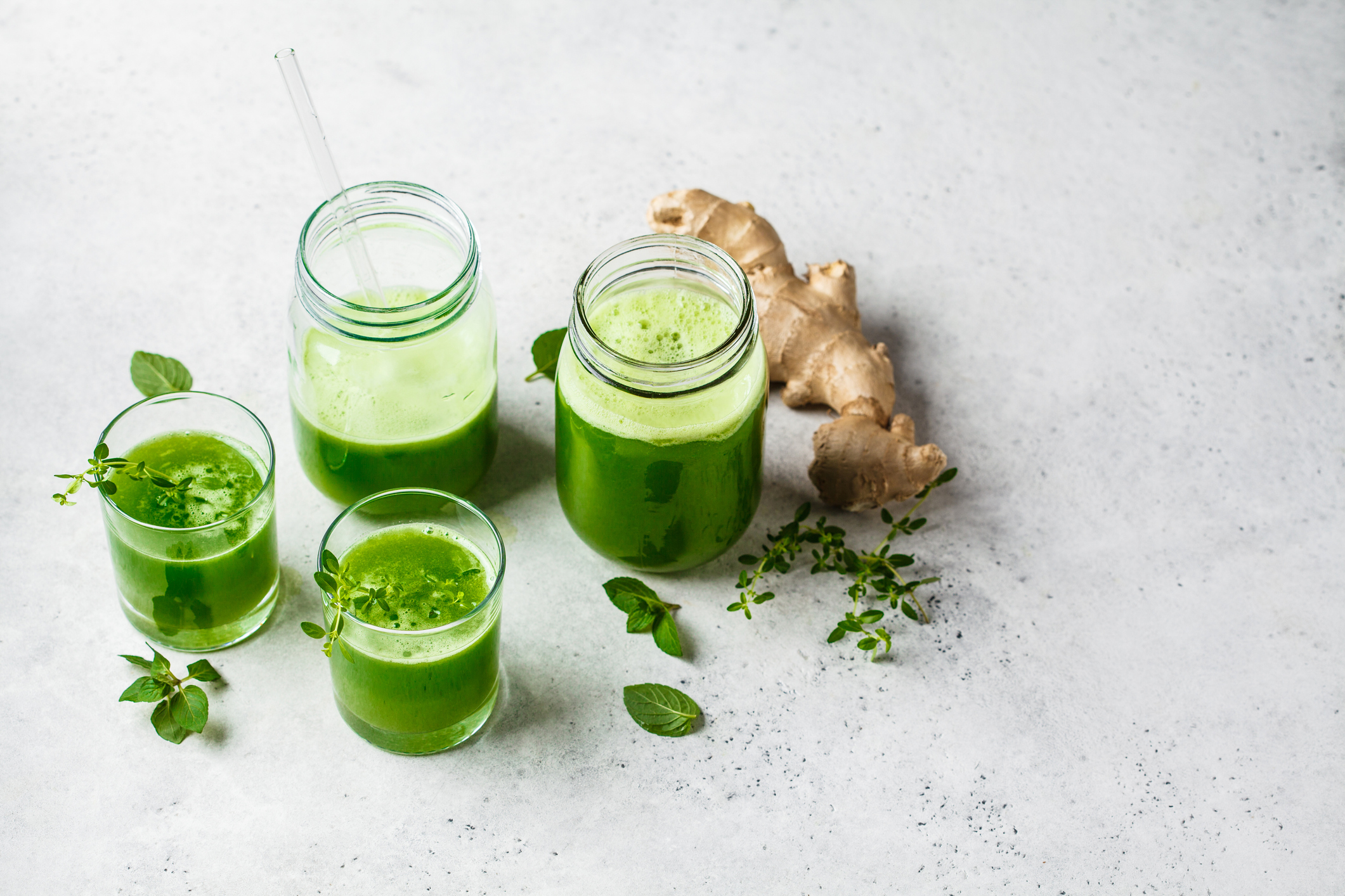 Green monster immunity boosting juice