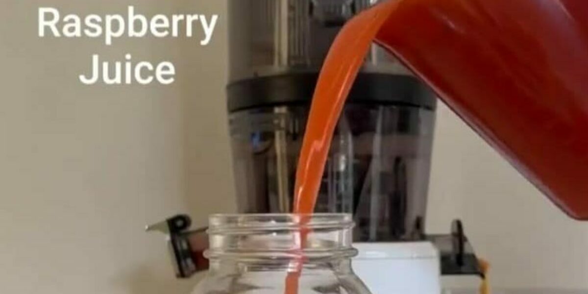 Peach Raspberry Juice Recipe