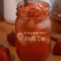 Fresh Strawberry Fruit Tea