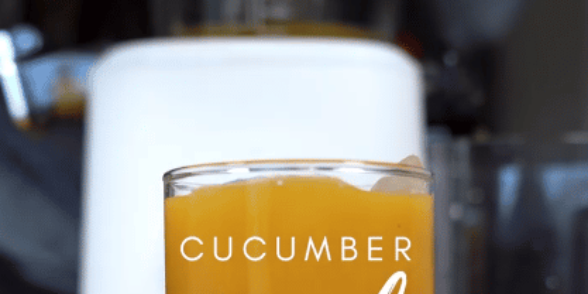 Cucumber Peach Recipe & juice
